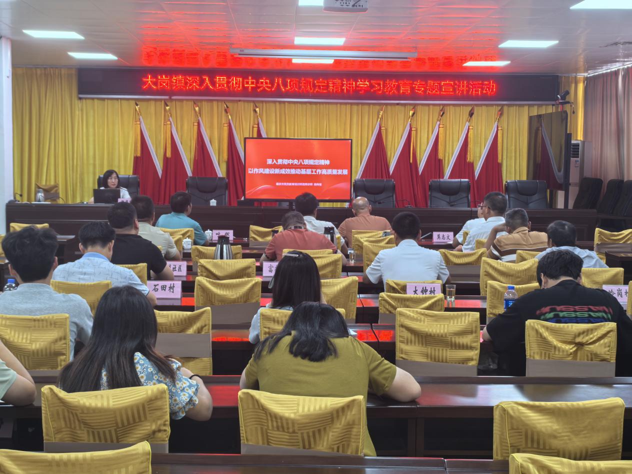 3.大岗镇宣讲现场